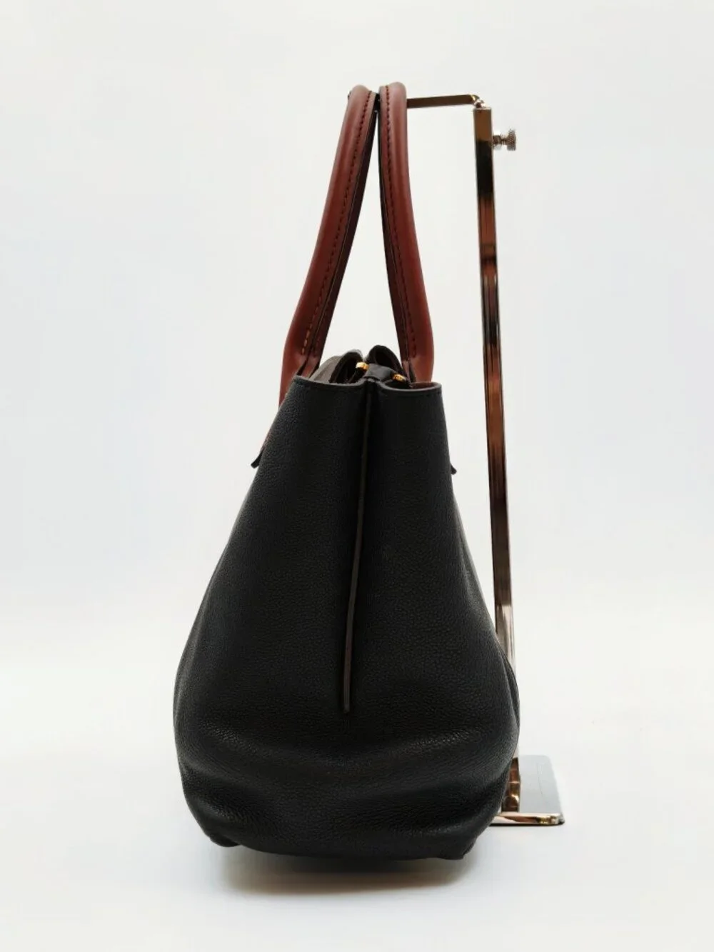 Louis Vuitton Monogram W Tote Noir Leather Shoulder Tote Bag
